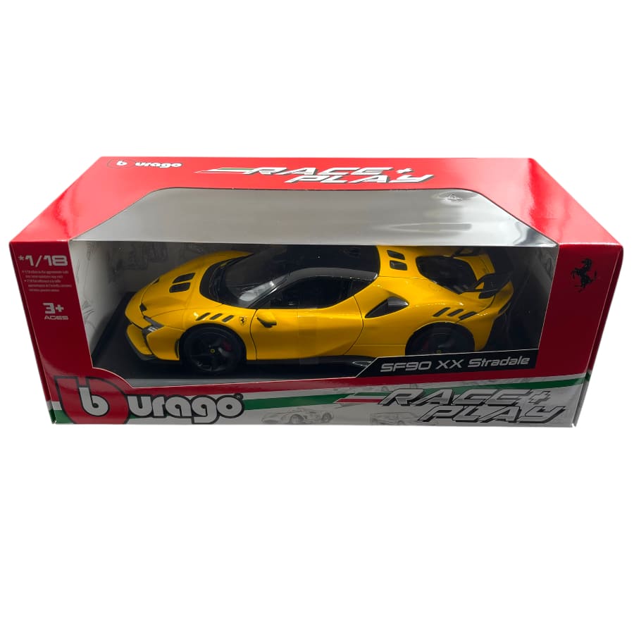 Ferrari SF90 XX Stradale galben - 1/18 Bburago