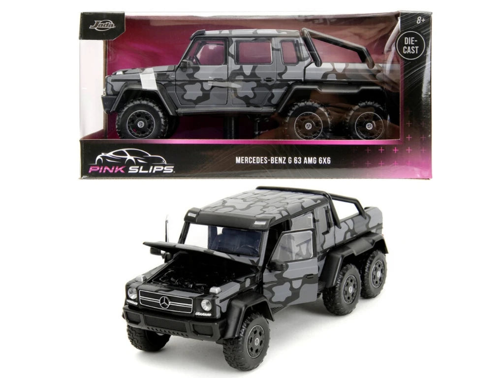Mercedes-Benz G63 AMG 6x6 Pink Slips - 1/24 Jada