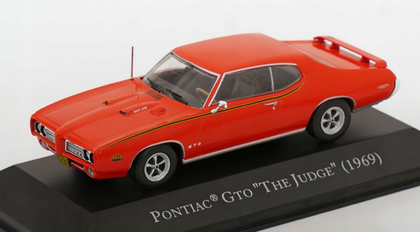 Pontiac GTO The Judge 1969 cu vitrina plexiglass - 1/43 Altaya