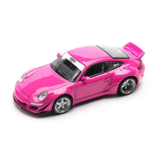 Porsche 911 Carrera RWB 997 roz - 1/64 Pop Race