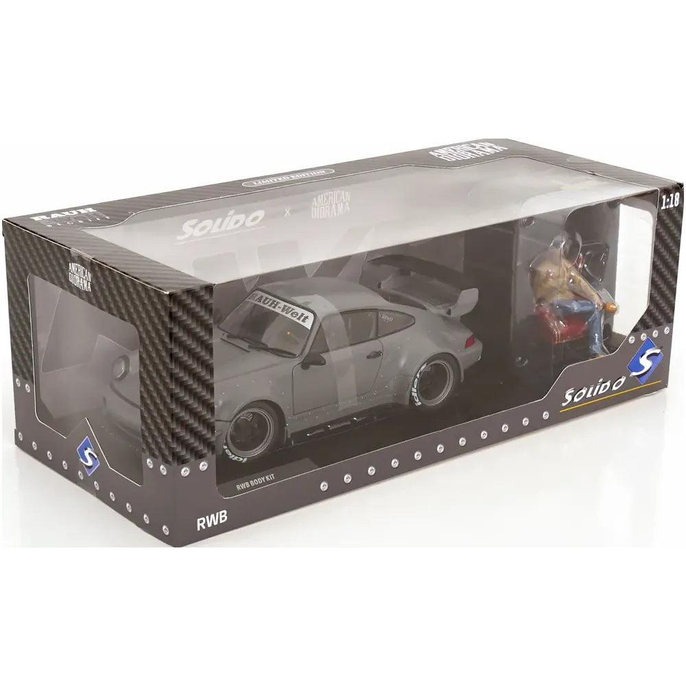 Porsche RWB Bodykit cu figurina - 1/18 Solido