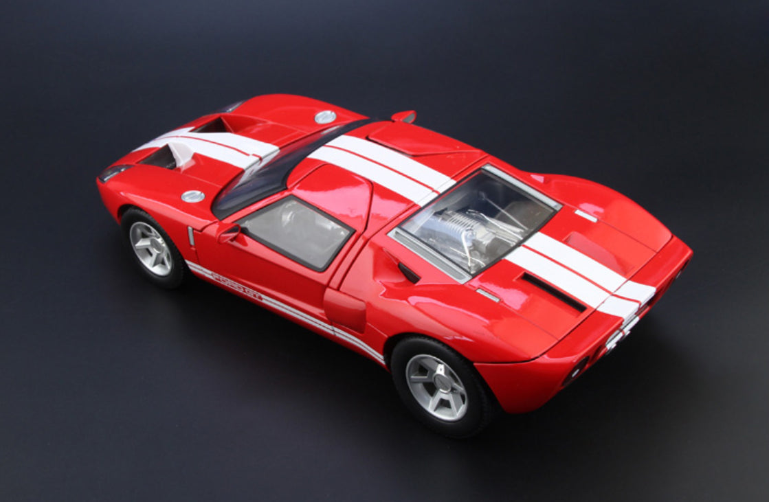 Ford GT Concept rosu/dungi albe - 1/12 Motormax