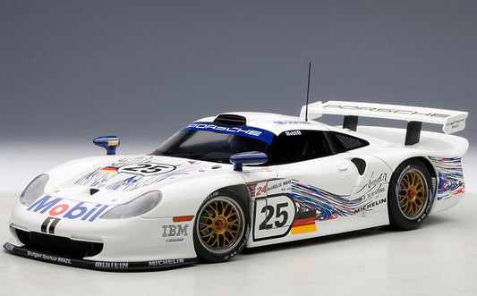 Porsche 911 GT1 Plain Body Edition white 1997 #25 - 1/18 Werk83