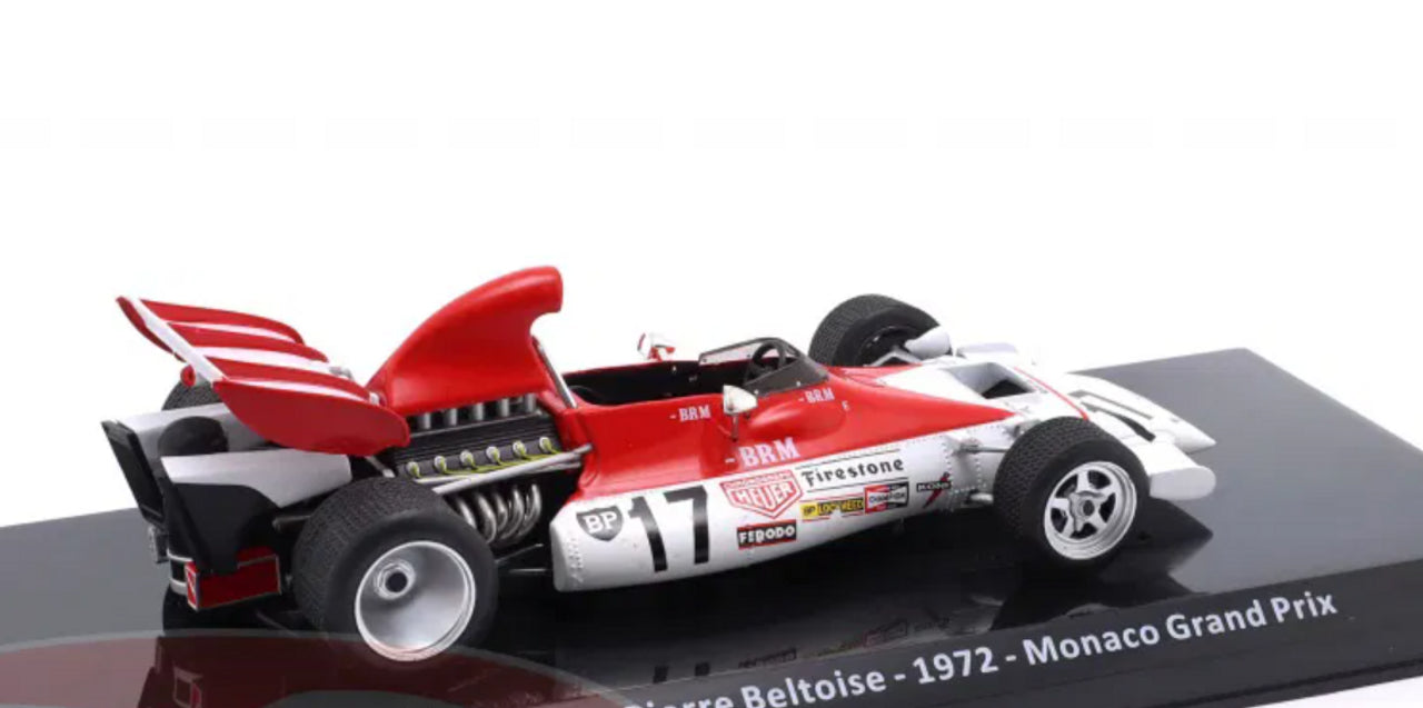 Formula 1 BRM P160B Jean-Pierre Beltoise 1972 Monaco Grand Prix - 1/24 Altaya
