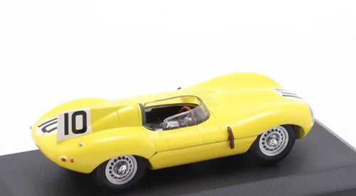 Jaguar D-Type 1955 #10 J.Claes si J.Swaters cu vitrina plexiglass - 1/43 Altaya