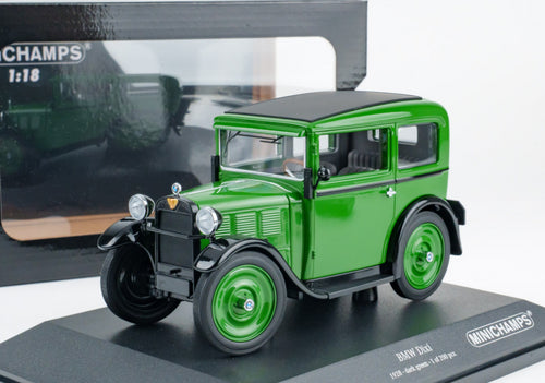 BMW Dixi 1928 dark green 1/200pcs - 1/18 Minichamps