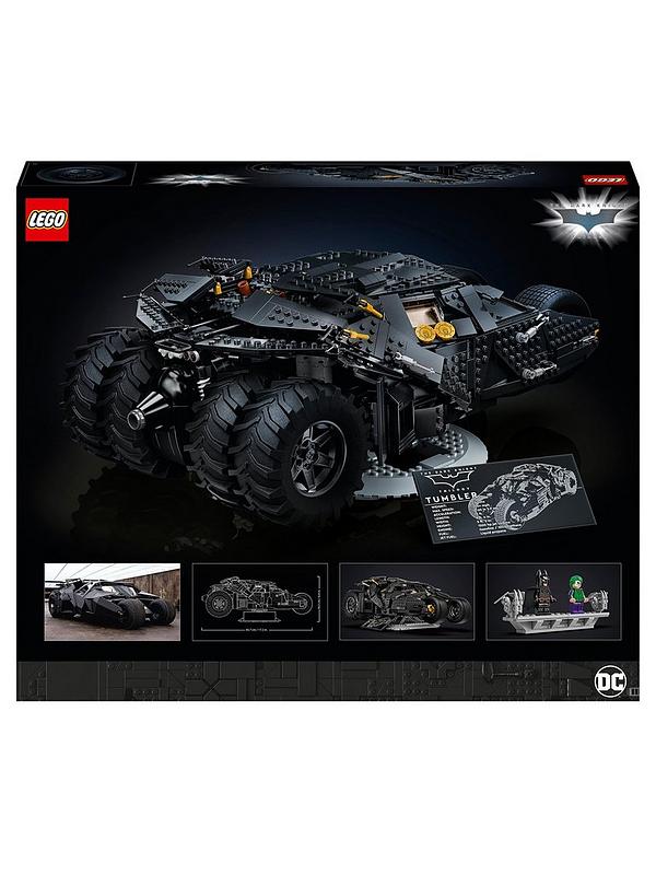 LEGO DC 76240 - Batmobile Tumbler (2049 piese) - Cutie crapata in partea de sus