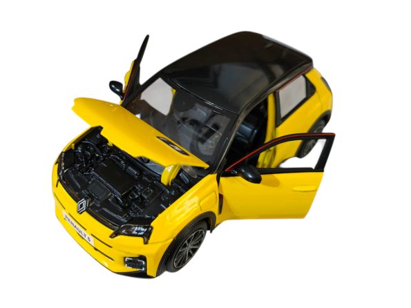 Renault 5 E-Tech electric galben - 1/24 Bburago