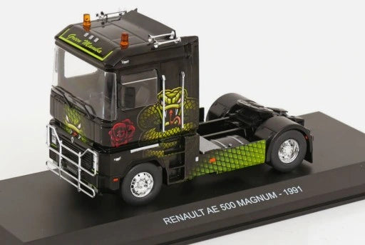 Camion Cap tractor Renault AE 500 Magnum Truck 1991 Green Mamba - 1/43 Hachette
