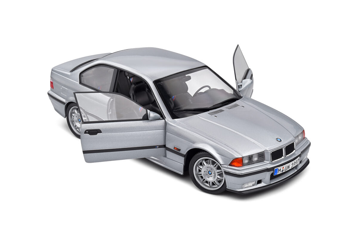 BMW E36 Coupe M3 arctic silver 1997 - 1/18 Solido