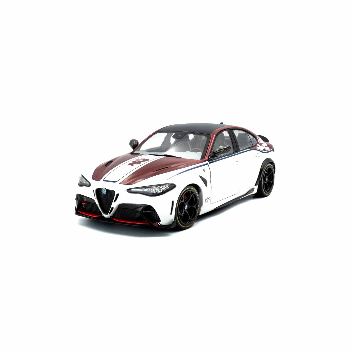 Alfa Romeo Giulia Gta  Bianco I Rosso 2023 - 1/18 Solido