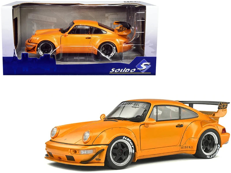 Porsche RWB Hibiki portocaliu - 1/18 Solido