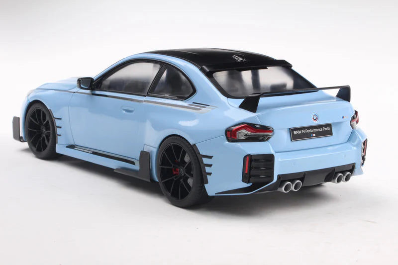 BMW M2 Performance Parts 2024 bleu - 1/18 Solido