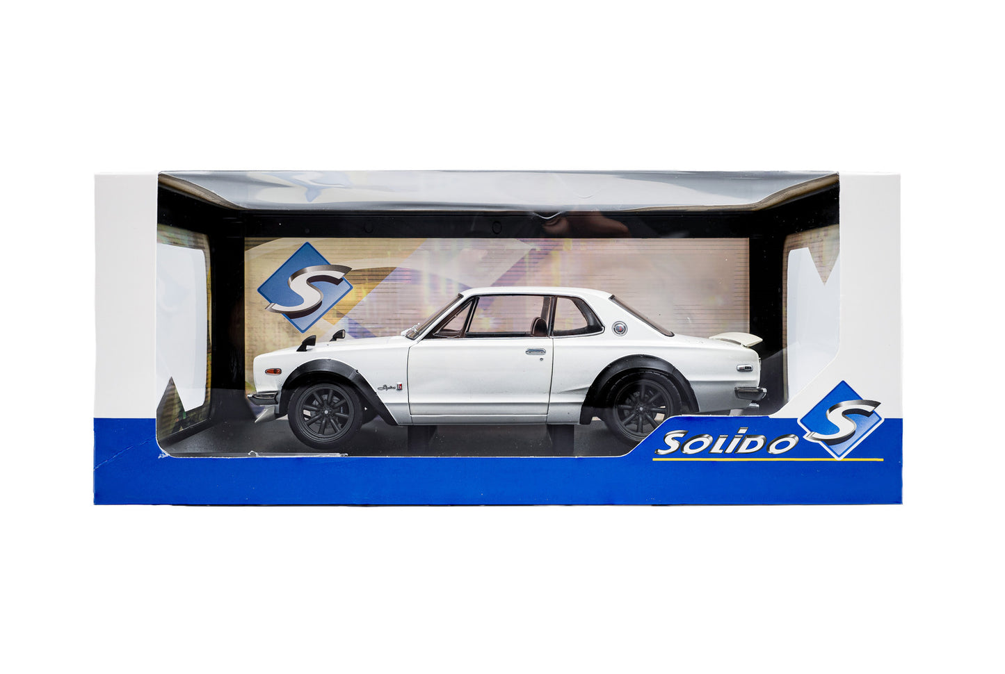 Nissan Skyline C10 Hakosuka Solido Works alb 1970 - 1/18 Solido