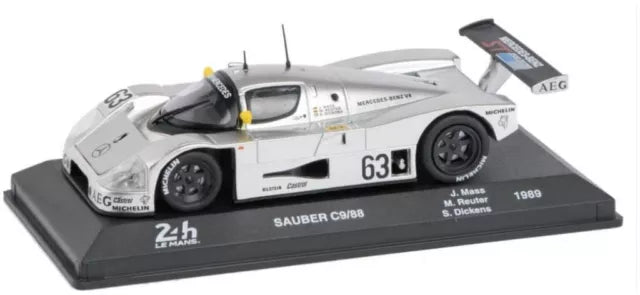 Sauber C9/88 #63 1989 cu vitrina plexiglass - 1/43 Altaya