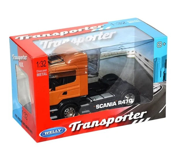 Camion Cap Tractor Scania R470 orange - 1/32 Welly