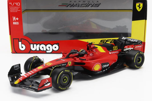 Formula 1 Ferrari Carlos Sainz Jr. SF-23 #55 3rd Italian GP 2023 - 1/18 Bburago