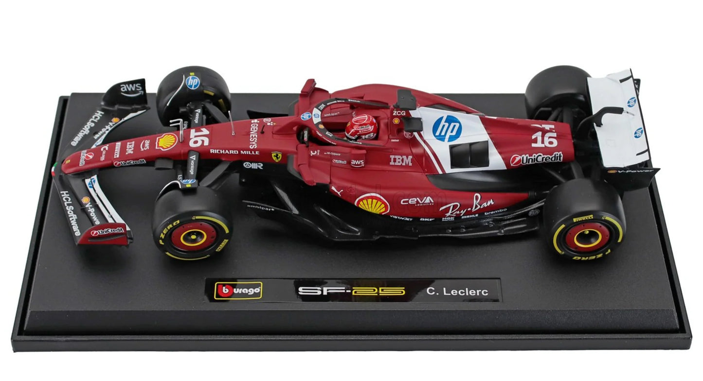 Formula 1 Ferrari SF-25 Charles Leclerc #16 2025 - 1/18 Bburago