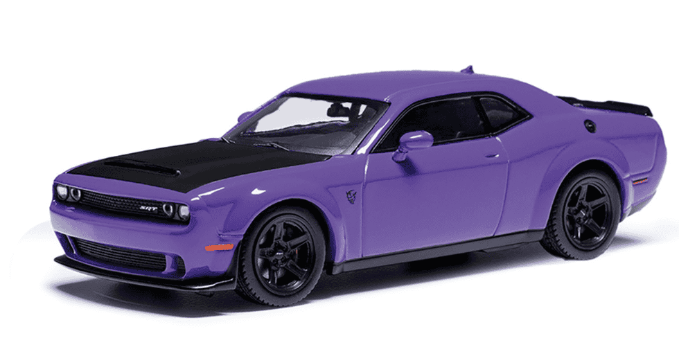 Dodge Challenger SRT Demon 2018 mov cu vitrina plexiglass - 1/43 Ixo Modelcars