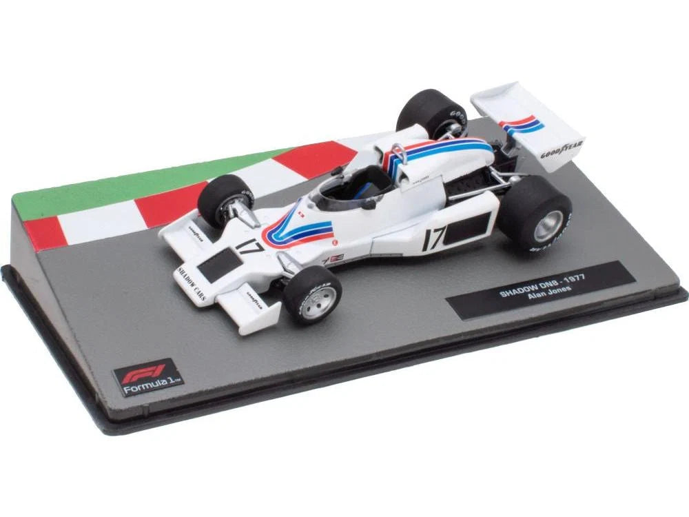 Formula 1 Shadow DN8 1977 #17 Alan Jones cu vitrina plexiglass - 1/43 Edicola