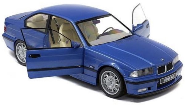 BMW M3 E36 albastru 1990 - 1:18 Solido