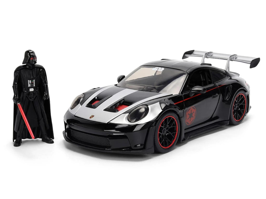 Porsche 911 GT3 RS 992 si Darth Vader - 1/24 Jada
