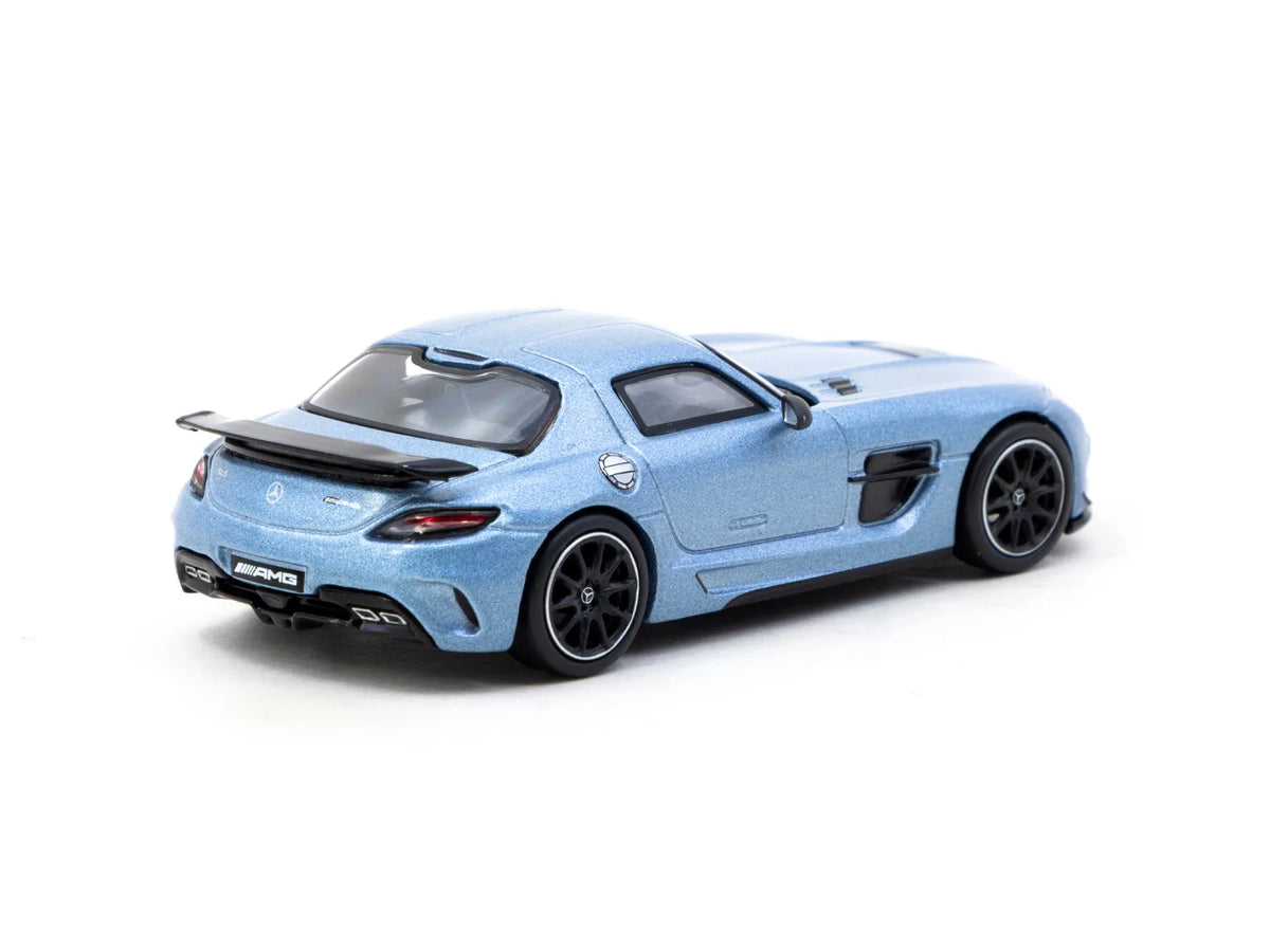 Mercedes-Benz SLS AMG Coupe Black Series matte blue - 1/64 Tarmac