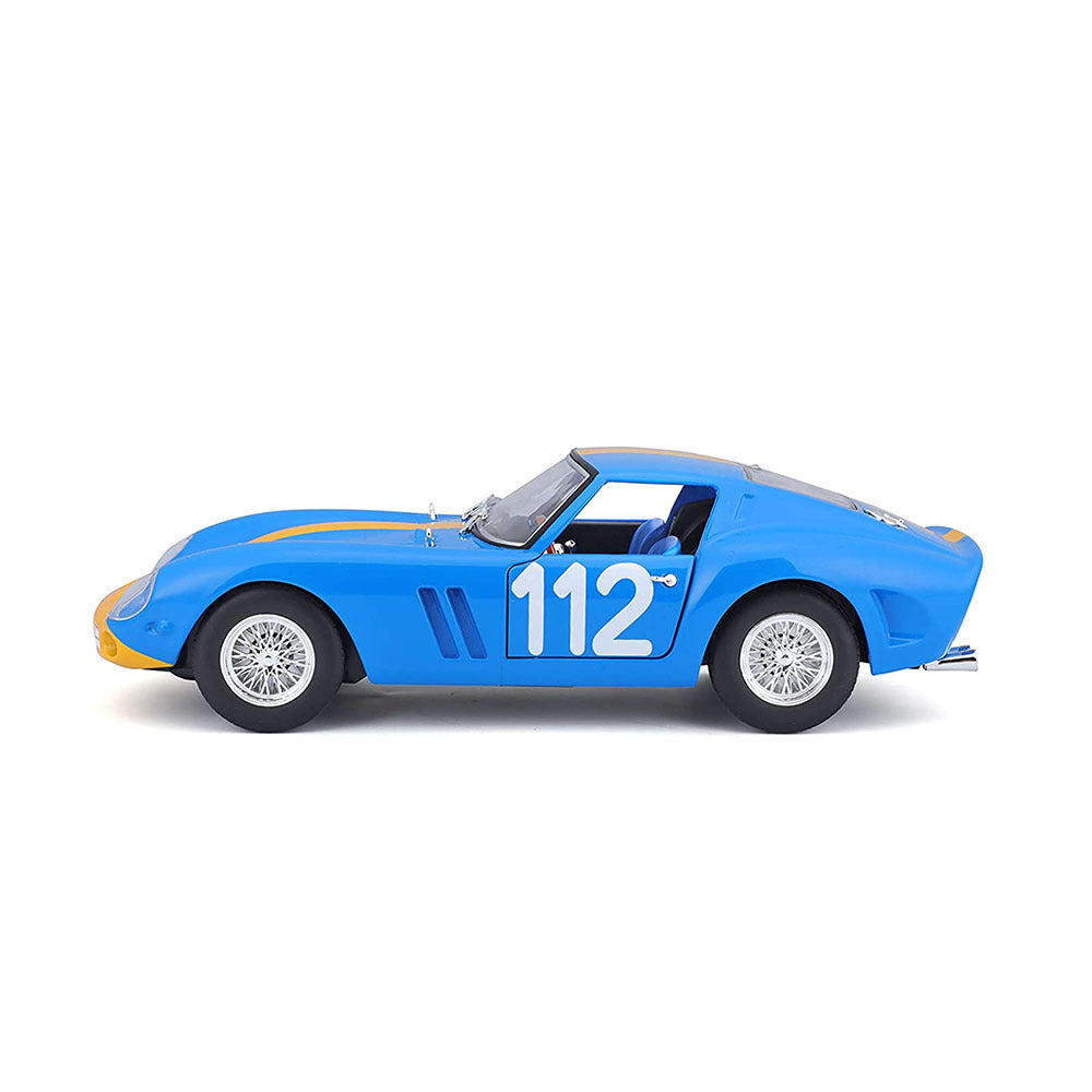 Ferrari 250 GTO #112 albastru/galben - 1/24 Bburago