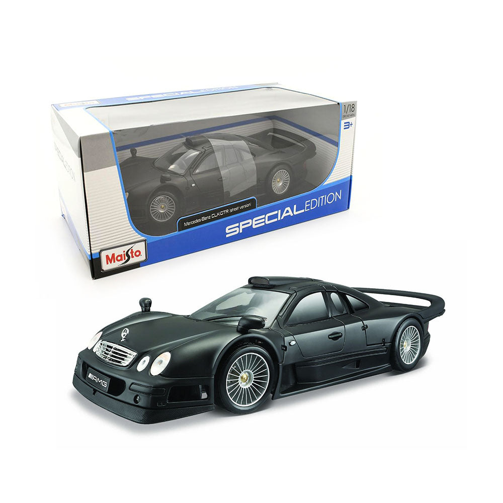 Mercedes-Benz CLK-GTR negru mat - 1/18 Maisto