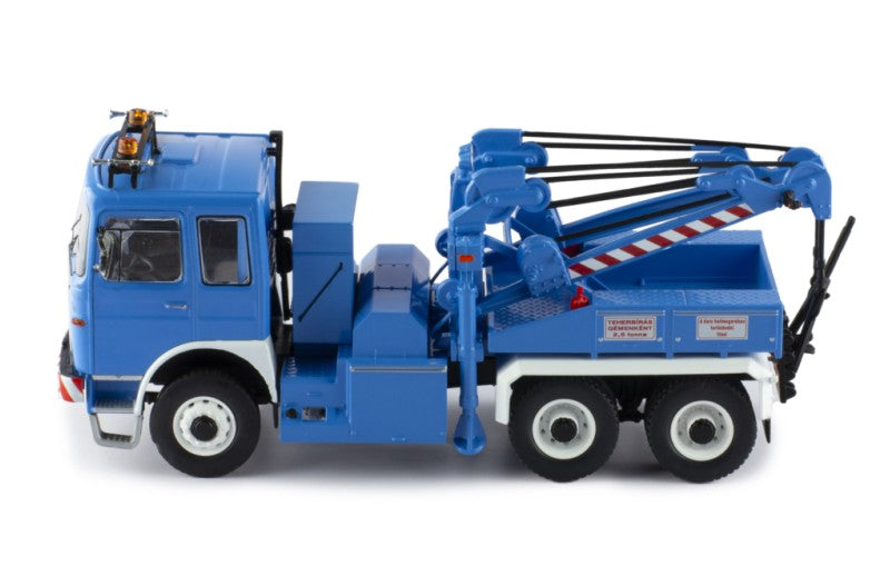 Camion MAN F8 26.281 albastru cu vitrina plexiglass - 1/43 Ixo Modelcars