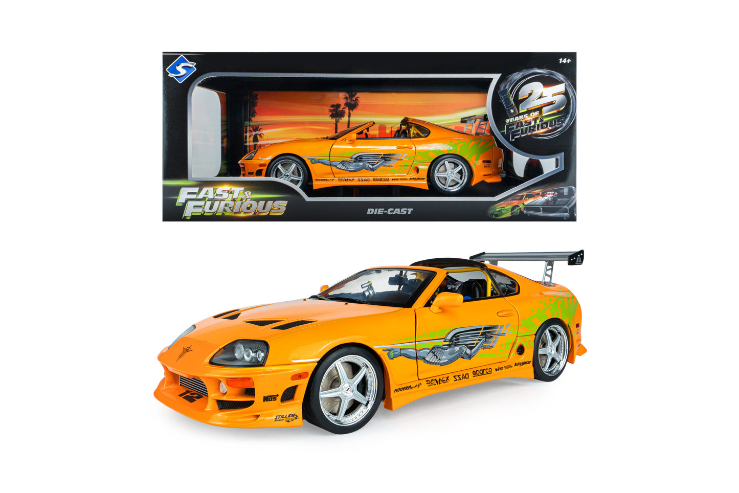 Toyota Supra MK4 (A80) Brian's Fast and Furious - 1/18 Jada