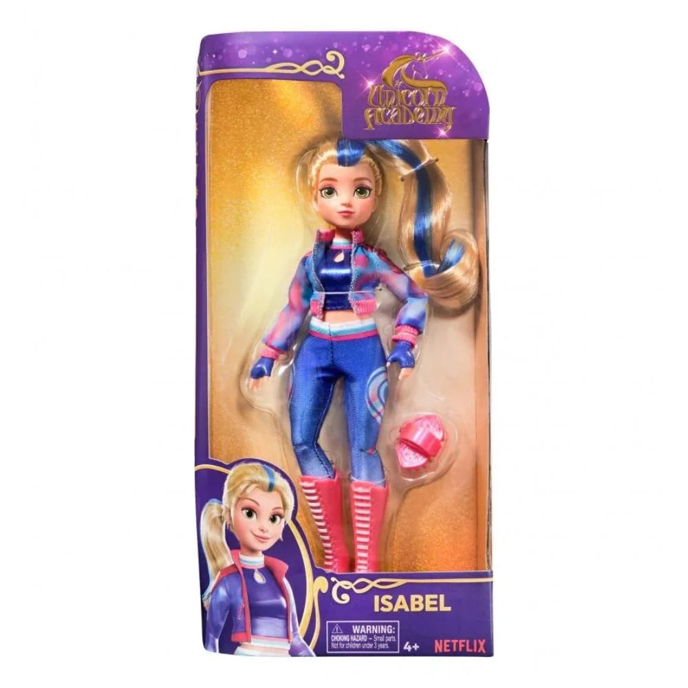 Papusa fashion Unicorn Academy - Isabel 25cm