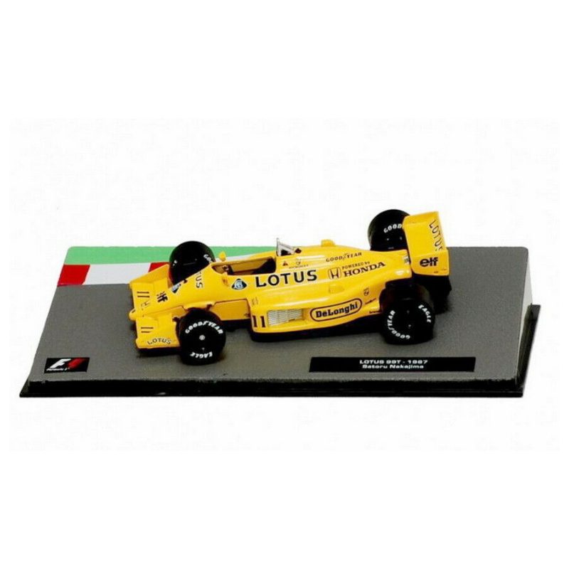 Formula1 Lotus 99T 1987 Satoru Nakajima cu vitrina plexiglass - 1/43 Altaya