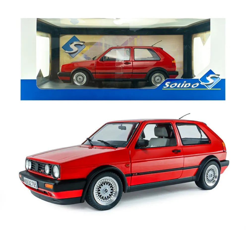Volkswagen Golf II GTI G60 rosu 1989 - 1/18 Solido