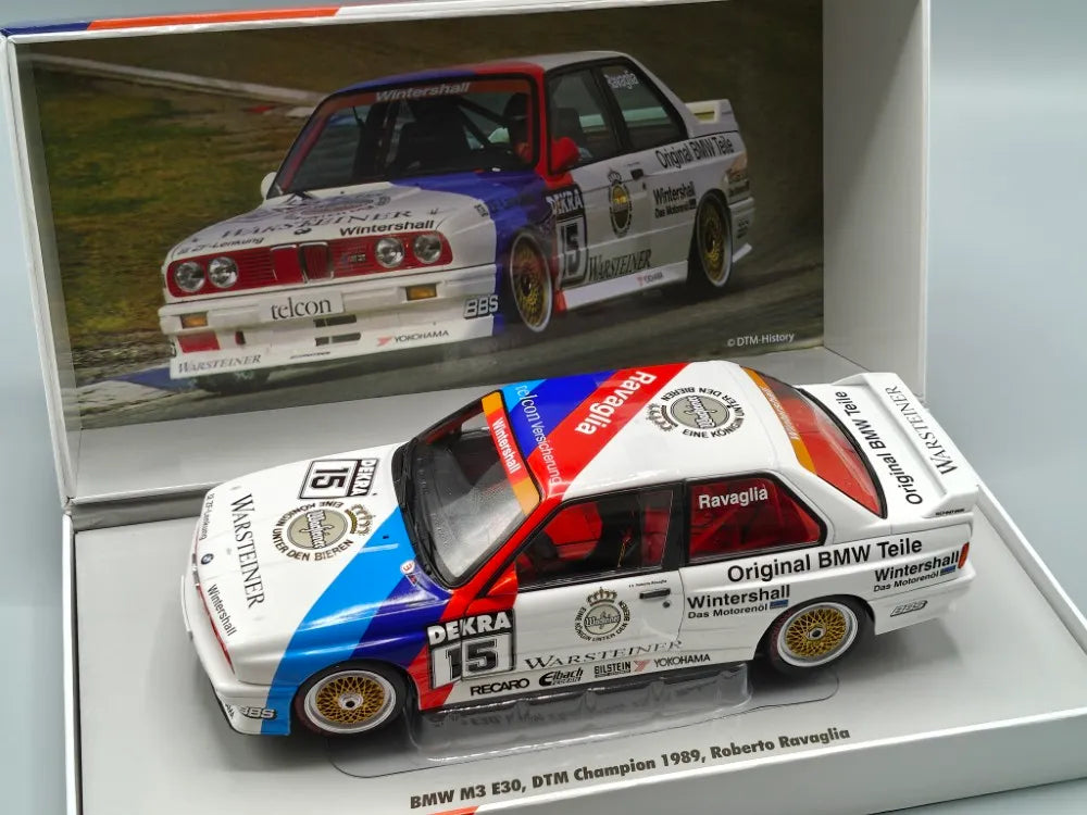 BMW M3 E30 #15 DTM Champion 1989 Roberto Ravaglia - 1/18 Werk83