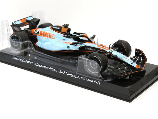 Formula 1 Williams FW45 Alexander Albon 2023 Singapore Grand Prix - 1/24 Altaya