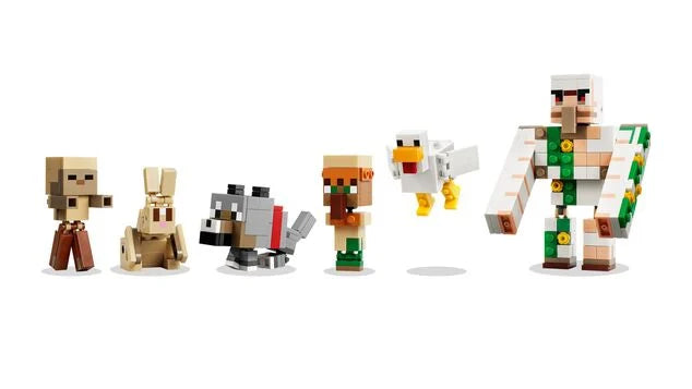 LEGO Minecraft 21592 -  Atac in desert cu un jocheu de gaini (428 piese)