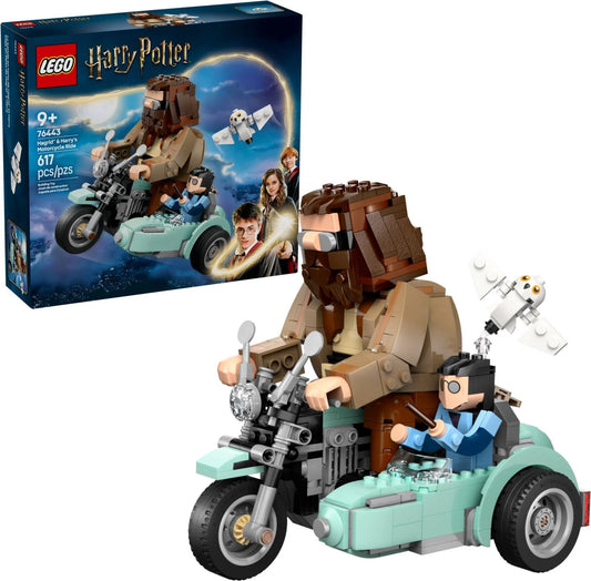 LEGO Harry Potter 76443 - Hagrid si Harry intr-o tura cu motocicleta (617 piese)