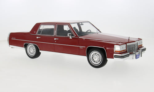 Cadillac Fleetwood Brougham rosu - 1/18 Model Car Group