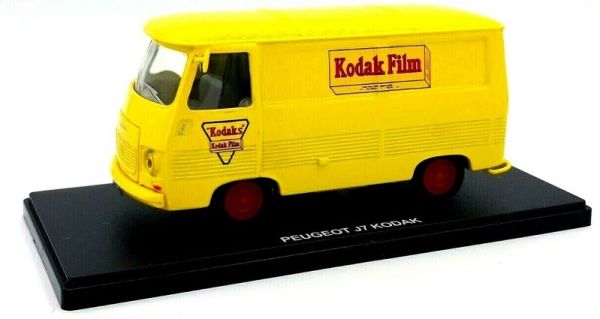 Peugeot J7 Kodak cu vitrina plexiglass - 1/43 Echelle