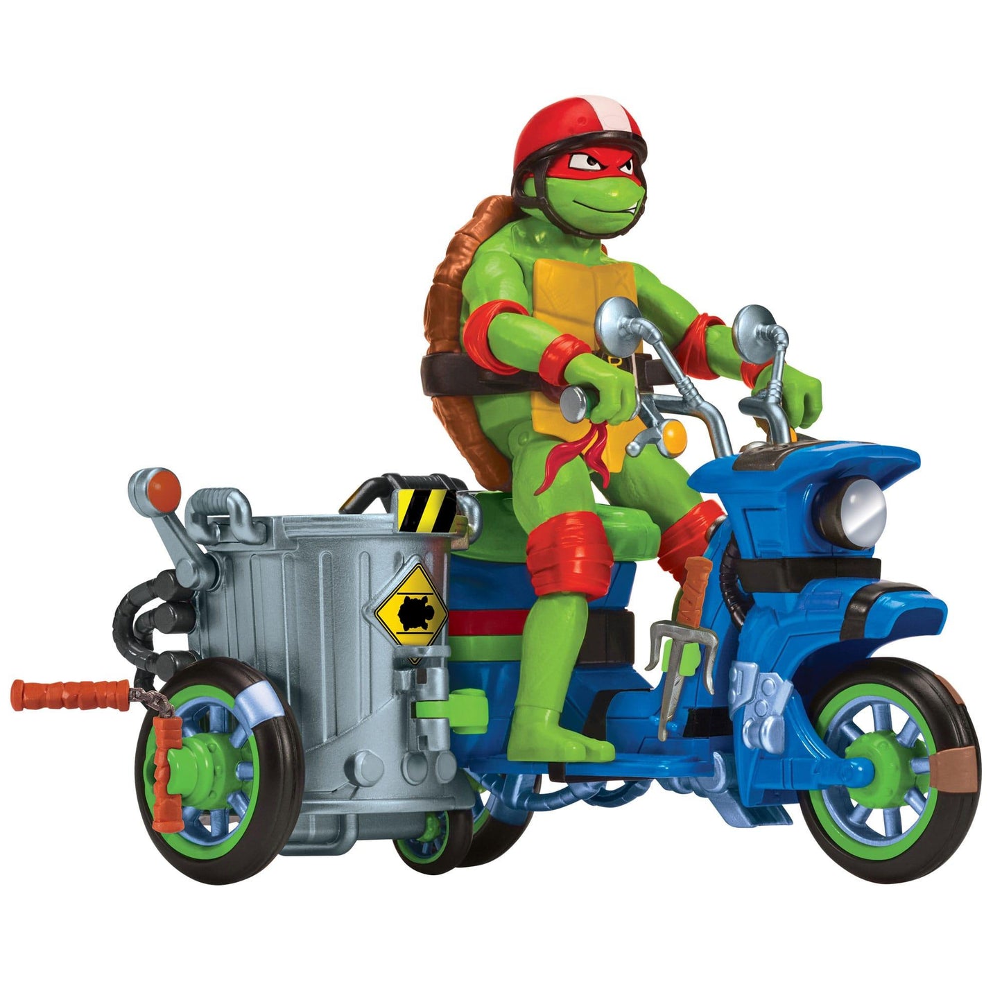 Figurina Raphael cu vehicul Testoasele Ninja - Battle Cycle