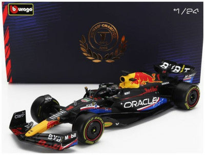 Formula 1 Oracle Red Bull Racing RB19 2023 Max Verstappen United States Grand Prix cu vitrina plexiglass - 1/24 Bburago