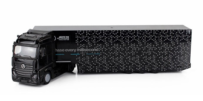Transportor Mercedes-Benz Actros Formula 1 Mercedes #63 George Russell - 1/43 Bburago
