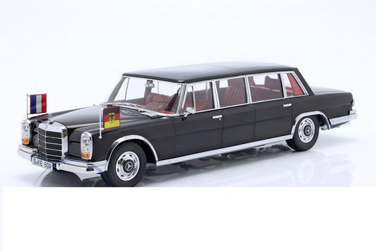 Mercedes 600 w100 Pullman negru - 1/18 KK Scale