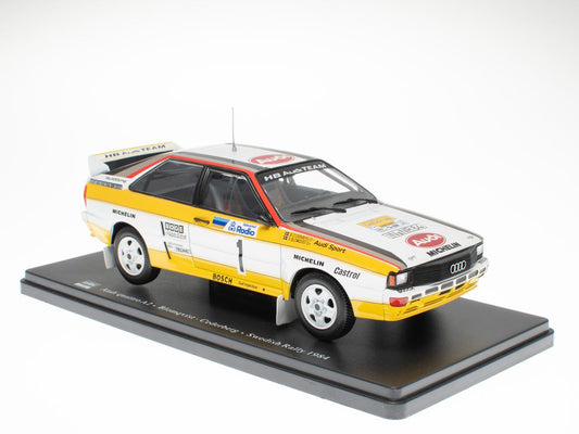 Audi Quattro A2 #1 Blomqvist Cederberg Swedish Rally 1984 - 1/24 Altaya