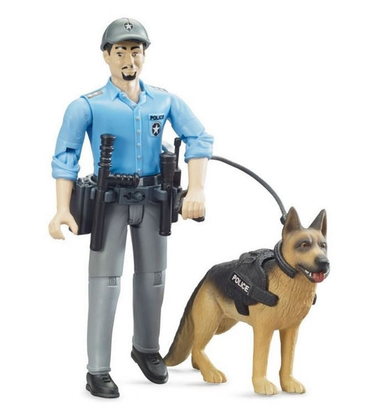 BRUDER 62150 - Polițist cu câine