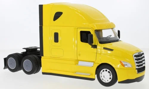 Camion Cap Tractor Freightliner Cascadia galben - 1/32 Welly