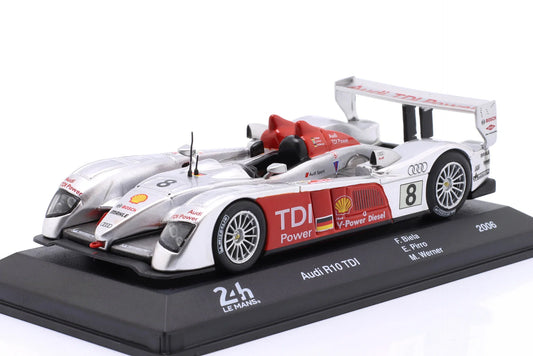 Audi R10 TDI #8 2006 F.Biela, E.Pirro si M.Werner cu vitrina plexiglass - 1/43 Edicola