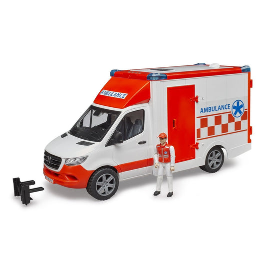 BRUDER 02676 - Ambulanta Mercedes Benz Sprinter cu paramedic