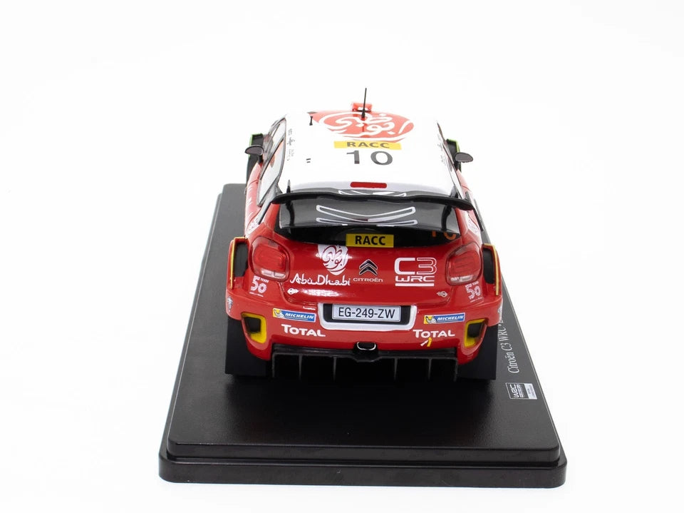 Citroen C3 WRC Loeb-Elena Rally RACC Catalunya-Costa Daurada 2018 #10 - 1/24 Altaya